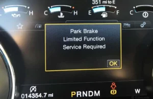 Read more about the article Park Brake Limited Function Service Required: What To Do?