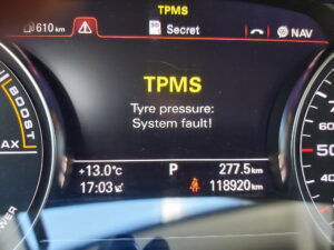 Read more about the article Tire Pressure System Malfunction On Audi: What To Do?